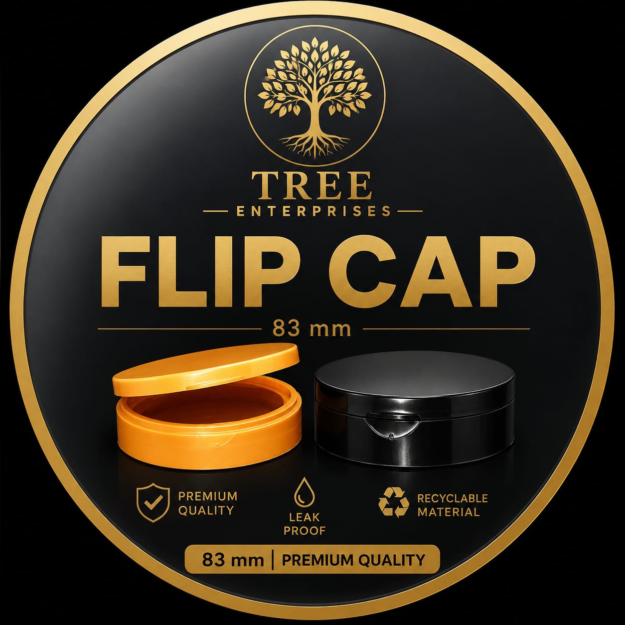 PET JAR FLIP CAP